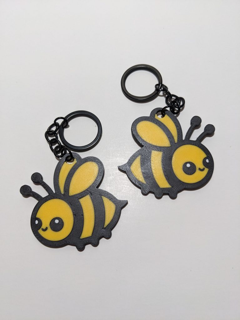 Bee keyring
